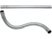 Auspuffrohr flexibel, für Ø innen 32 mm, Ø außen 35,5 mm, Länge 2.000 mm, Stahl, verzinkt Auspuffrohr flexibel, für Ø innen 32 mm, Ø außen 35,5 mm, Länge 2.000 mm, Stahl, verzinkt