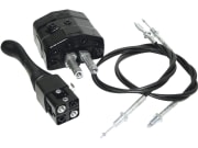 Einhebelsteuerventil dw/dw Load Sensing, 100 l/min, Einhebelsteuerung mit 2 Seilzügen 2.000mm Einhebelsteuerventil dw/dw Load Sensing, 100 l/min, Einhebelsteuerung mit 2 Seilzügen 2.000mm