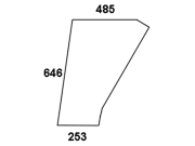 Türscheibe, klar, unten links/rechts, für Deutz-Fahr DX 3.10-DX 3.90-Kabine DX 3 Vario Cab Türscheibe, klar, unten links/rechts, für Deutz-Fahr DX 3.10-DX 3.90-Kabine DX 3 Vario Cab