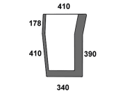 Frontscheibe, grün, unten links, geklebt, Siebdruck, für Massey Ferguson 4215-4270, 4315-4370-Kabine 4200, 4300 Frontscheibe, grün, unten links, geklebt, Siebdruck, für Massey Ferguson 4215-4270, 4315-4370-Kabine 4200, 4300