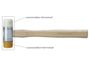 Schonhammer PU/Nylon mit Hickorystiel Schonhammer PU/Nylon mit Hickorystiel