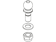 Cramer Absteckbolzen, Ø 10 mm x Länge 85 mm, für Zwangslenkung ZWL50, ZWL30, Kugel-Kit KK50, 8004627 Cramer Absteckbolzen, Ø 10 mm x Länge 85 mm, für Zwangslenkung ZWL50, ZWL30, Kugel-Kit KK50, 8004627