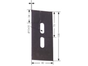 Industriehof® Abstreifer 138 x 60 x 3 mm, Bohrung 30 x 10 mm für Lely, 51-L112 Industriehof® Abstreifer 138 x 60 x 3 mm, Bohrung 30 x 10 mm für Lely, 51-L112
