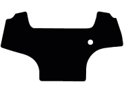 Fußmatte Velours für Deutz-Fahr Traktor, Serie 6 + 7 TTV, Bj. 12–16, Fußmatte Velours für Deutz-Fahr Traktor, Serie 6 + 7 TTV, Bj. 12–16,