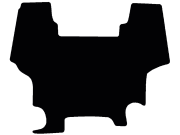 Fußmatte Velours für Ford New Holland Traktor, T 500 / TL-A, bis Bj. 14 Fußmatte Velours für Ford New Holland Traktor, T 500 / TL-A, bis Bj. 14