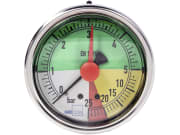 Hücobi Glyzerin-Manometer, Anschluss 1/4" hinten, 0 bis 25 bar, nicht flüssigdüngerfest Hücobi Glyzerin-Manometer, Anschluss 1/4" hinten, 0 bis 25 bar, nicht flüssigdüngerfest
