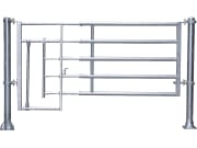 Patura Abtrennung "R5", 365 – 465 cm, mit Kälberschlupf, 5 Horizontalstreben Patura Abtrennung "R5", 365 – 465 cm, mit Kälberschlupf, 5 Horizontalstreben
