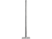 Patura Edelstahlpfosten mit Bodenplatte 200 x 200 x 8 mm, 76 mm, 165 cm lang Patura Edelstahlpfosten mit Bodenplatte 200 x 200 x 8 mm, 76 mm, 165 cm lang
