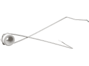 Patura Abstandhalter mit Porzellan-Isolator 30 cm, 10 St. Patura Abstandhalter mit Porzellan-Isolator 30 cm, 10 St.