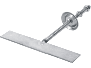 Patura Spaltenanker M 12 x 235 mm aus Edelstahl, inkl. Mutter, Federring und Senkscheibe Patura Spaltenanker M 12 x 235 mm aus Edelstahl, inkl. Mutter, Federring und Senkscheibe