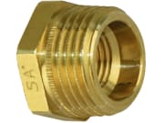 Hücobi Reduzierstück, 1/2" AG - 1/4" IG, flachdichtend, Messing, für Vakuummanometer 1/4" AG Hücobi Reduzierstück, 1/2" AG - 1/4" IG, flachdichtend, Messing, für Vakuummanometer 1/4" AG