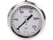 Hücobi Glyzerin-Manometer, Anschluss 1/4" hinten, 0 bis 250 bar Hücobi Glyzerin-Manometer, Anschluss 1/4" hinten, 0 bis 250 bar