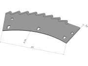 MWS Sägemesser rechts, 317 x 118 x 3 mm, Gras/Mais, hartstoffbeschichtet, für Claas Feldhäcksler, Claas: 996 313.0 MWS Sägemesser rechts, 317 x 118 x 3 mm, Gras/Mais, hartstoffbeschichtet, für Claas Feldhäcksler, Claas: 996 313.0