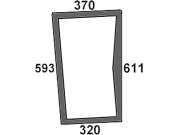 Frontscheibe, grün, unten links, geklebt, Siebdruck, für Massey Ferguson 5410-5480, 6445-6499, 7465-7495, 8210-8480, 8220Xtra-8280Xtra, 6110-6290, 8110-8180 Frontscheibe, grün, unten links, geklebt, Siebdruck, für Massey Ferguson 5410-5480, 6445-6499, 7465-7495, 8210-8480, 8220Xtra-8280Xtra, 6110-6290, 8110-8180