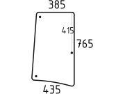 Seitenscheibe, grün, rechts, für John Deere 6100 - 6900, 6010 - 6910 - Kabine 6000 und SE, 6010 und SE Seitenscheibe, grün, rechts, für John Deere 6100 - 6900, 6010 - 6910 - Kabine 6000 und SE, 6010 und SE