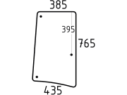 Seitenscheibe, grün, rechts, für John Deere 6130-6930, 6230 Premium-6930 Premium, 7430 Premium/E-Premium, 7530 Premium/E-Premium Seitenscheibe, grün, rechts, für John Deere 6130-6930, 6230 Premium-6930 Premium, 7430 Premium/E-Premium, 7530 Premium/E-Premium