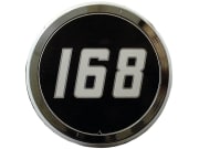 Typenschild "MF 168" für Massey Ferguson Typenschild "MF 168" für Massey Ferguson