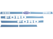 Aufklebersatz "Ford 3910", Bj. 81–86 für Ford New Holland, Vergl. Nr. Ford New Holland: 83928789 Aufklebersatz "Ford 3910", Bj. 81–86 für Ford New Holland, Vergl. Nr. Ford New Holland: 83928789