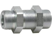 Schottverschraubung "C-FI", Druckluft, metrisch, gerade, mit Gegenmutter, M 22 x 1,5, M 22 x 1,5 Schottverschraubung "C-FI", Druckluft, metrisch, gerade, mit Gegenmutter, M 22 x 1,5, M 22 x 1,5