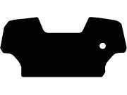 Fußmatte Velours für Massey Ferguson Traktor, MF 3625, ab Bj. 07 Fußmatte Velours für Massey Ferguson Traktor, MF 3625, ab Bj. 07