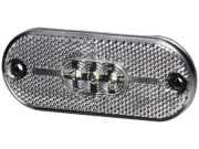 Hella® LED-Positionsleuchte oval, vorn, weiß, 108 x 44 x 10,5 mm, 12 V DC, 2PG 357 009-021 Hella® LED-Positionsleuchte oval, vorn, weiß, 108 x 44 x 10,5 mm, 12 V DC, 2PG 357 009-021