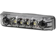 Hella® LED-Positionsleuchte eckig, vorn, weiß, 65 x 16 x 11 mm, 12 V DC, 2PG 357 010-021 Hella® LED-Positionsleuchte eckig, vorn, weiß, 65 x 16 x 11 mm, 12 V DC, 2PG 357 010-021