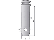Oberlenkerbolzen Kat. 2, 25 x 110 mm Oberlenkerbolzen Kat. 2, 25 x 110 mm