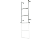 Auftrittleiter, 3-sprossig, verzinkt, Höhe 980 mm Auftrittleiter, 3-sprossig, verzinkt, Höhe 980 mm