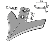 Flügelschar 285 mm für EuM-Agrotec Grubber "Vibrocut" Flügelschar 285 mm für EuM-Agrotec Grubber "Vibrocut"