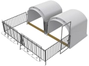 Kälberiglu "Doppel-Set CalfHouse Premium 4/5", 14449 Kälberiglu "Doppel-Set CalfHouse Premium 4/5", 14449