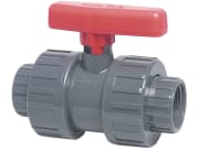 Kugelhahn Mega Safe 625 PVC 10 bar mit zwei Verschraubungen 1" IG Kugelhahn Mega Safe 625 PVC 10 bar mit zwei Verschraubungen 1" IG