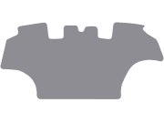 Fußmatte Gummi hellgrau für Case IH Traktor Puma CVX, ab Bj. 14 Fußmatte Gummi hellgrau für Case IH Traktor Puma CVX, ab Bj. 14