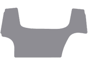 Fußmatte Gummi hellgrau für Steyr Traktor Multi 4100, 4110, 4120; ab Bj. 14, ohne Mittelteil Fußmatte Gummi hellgrau für Steyr Traktor Multi 4100, 4110, 4120; ab Bj. 14, ohne Mittelteil