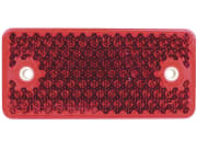 Herth + Buss Rückstrahler rechteckig, rot, 94 x 44 mm, geschraubt, mit Bohrung, 78 623 036 Herth + Buss Rückstrahler rechteckig, rot, 94 x 44 mm, geschraubt, mit Bohrung, 78 623 036