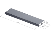 MWS Gegenmesser, 350 x 77 x 20 mm für Tünnissen TS 426-431 MWS Gegenmesser, 350 x 77 x 20 mm für Tünnissen TS 426-431