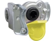 Kupplungskopf gelb, für Zugfahrzeug, 2-Kreis-Anlage, Bremse, M 22 x 1,5 IG Kupplungskopf gelb, für Zugfahrzeug, 2-Kreis-Anlage, Bremse, M 22 x 1,5 IG