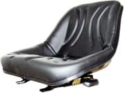 Staplersitz "VS 4" gerade, ungefedert, ohne Sitzkontaktschalter, PVC-Kunstleder, schwarz Staplersitz "VS 4" gerade, ungefedert, ohne Sitzkontaktschalter, PVC-Kunstleder, schwarz