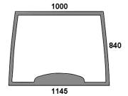 Frontscheibe, grün, fest, Siebdruck, für Case IH MXM120-190, Ford New Holland TM115-190, TS80-115, 6010-6080, 7030-7060, 6000, 7000 Frontscheibe, grün, fest, Siebdruck, für Case IH MXM120-190, Ford New Holland TM115-190, TS80-115, 6010-6080, 7030-7060, 6000, 7000
