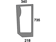 Frontscheibe, grün, unten links, Siebdruck, für Case IH MXM120-190, Fiat M100-160, Ford New Holland TM115-190, TS80-115, 6010-6080, 7030-7060 Frontscheibe, grün, unten links, Siebdruck, für Case IH MXM120-190, Fiat M100-160, Ford New Holland TM115-190, TS80-115, 6010-6080, 7030-7060