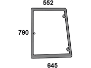 Seitenscheibe, grün, links, für Case IH MXM120-190, Fiat M100-160, Ford TM115-190,TS80-115, 6010-7060, Ford New Holland TM115-190, TS90-TS115 Seitenscheibe, grün, links, für Case IH MXM120-190, Fiat M100-160, Ford TM115-190,TS80-115, 6010-7060, Ford New Holland TM115-190, TS90-TS115