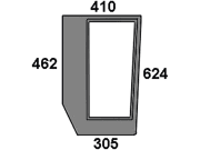 Frontscheibe, grün, unten rechts, Siebdruck, für Case IH JX55-JX95-Kabine JX, Ford New Holland TD 55D-TD 95D-Kabine TDD Frontscheibe, grün, unten rechts, Siebdruck, für Case IH JX55-JX95-Kabine JX, Ford New Holland TD 55D-TD 95D-Kabine TDD