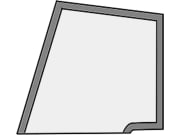 Türscheibe, grün, oben links, Siebdruck, für Case IH JX55-JX95-Kabine JX, Ford New Holland TD 55D-TD 95D-Kabine TDD Türscheibe, grün, oben links, Siebdruck, für Case IH JX55-JX95-Kabine JX, Ford New Holland TD 55D-TD 95D-Kabine TDD