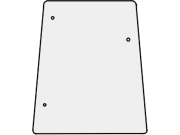 Seitenscheibe, klar, links/rechts, für John Deere 3 zylinder, 940 - 1850, 1850N - Kabine MC-1, 4 zylinder, 1550 - 2040, 2040N, 2250 - 2650, 2650N, 2850 - Kabine MC-1, CC-2 Seitenscheibe, klar, links/rechts, für John Deere 3 zylinder, 940 - 1850, 1850N - Kabine MC-1, 4 zylinder, 1550 - 2040, 2040N, 2250 - 2650, 2650N, 2850 - Kabine MC-1, CC-2