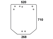 Heckscheibe, grün, 6-Loch-Befestigung, für John Deere 5215F/V, 5315F/V, 5515F/V, 5615F/V-Kabine F und V (LX 036731/036420) Heckscheibe, grün, 6-Loch-Befestigung, für John Deere 5215F/V, 5315F/V, 5515F/V, 5615F/V-Kabine F und V (LX 036731/036420)