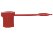 Samoa-Hallbauer Schutzkappe für Schmiernippel, mit Lasche, rot Samoa-Hallbauer Schutzkappe für Schmiernippel, mit Lasche, rot