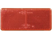 Rückstrahler rechteckig, rot, 70 x 28 mm, geklebt Rückstrahler rechteckig, rot, 70 x 28 mm, geklebt