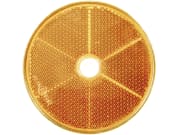 Seitenstrahler orange, rund, Ø 80 mm, geklebt/geschraubt Seitenstrahler orange, rund, Ø 80 mm, geklebt/geschraubt