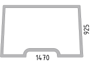 Frontscheibe, klar, für Claas Ares RX 540–720, RZ 540–836, 540–836 Quadrishift, 540–836 Powershift, Atles RZ 915–936 Frontscheibe, klar, für Claas Ares RX 540–720, RZ 540–836, 540–836 Quadrishift, 540–836 Powershift, Atles RZ 915–936