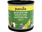 Patura Weidezaundraht "Spezial", Kunststoff transparent, 2 Eisenleiter, 1.000 m Patura Weidezaundraht "Spezial", Kunststoff transparent, 2 Eisenleiter, 1.000 m