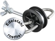 Patura Torgriffisolator Edelstahl mit Gewinde M 6 Patura Torgriffisolator Edelstahl mit Gewinde M 6